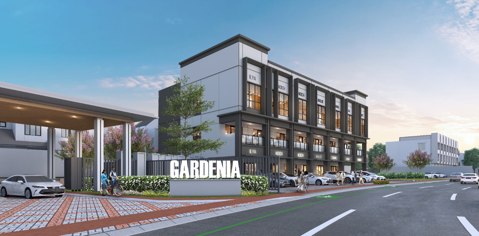Gardenia Square - Tipe 4,5 x 17 Hoek