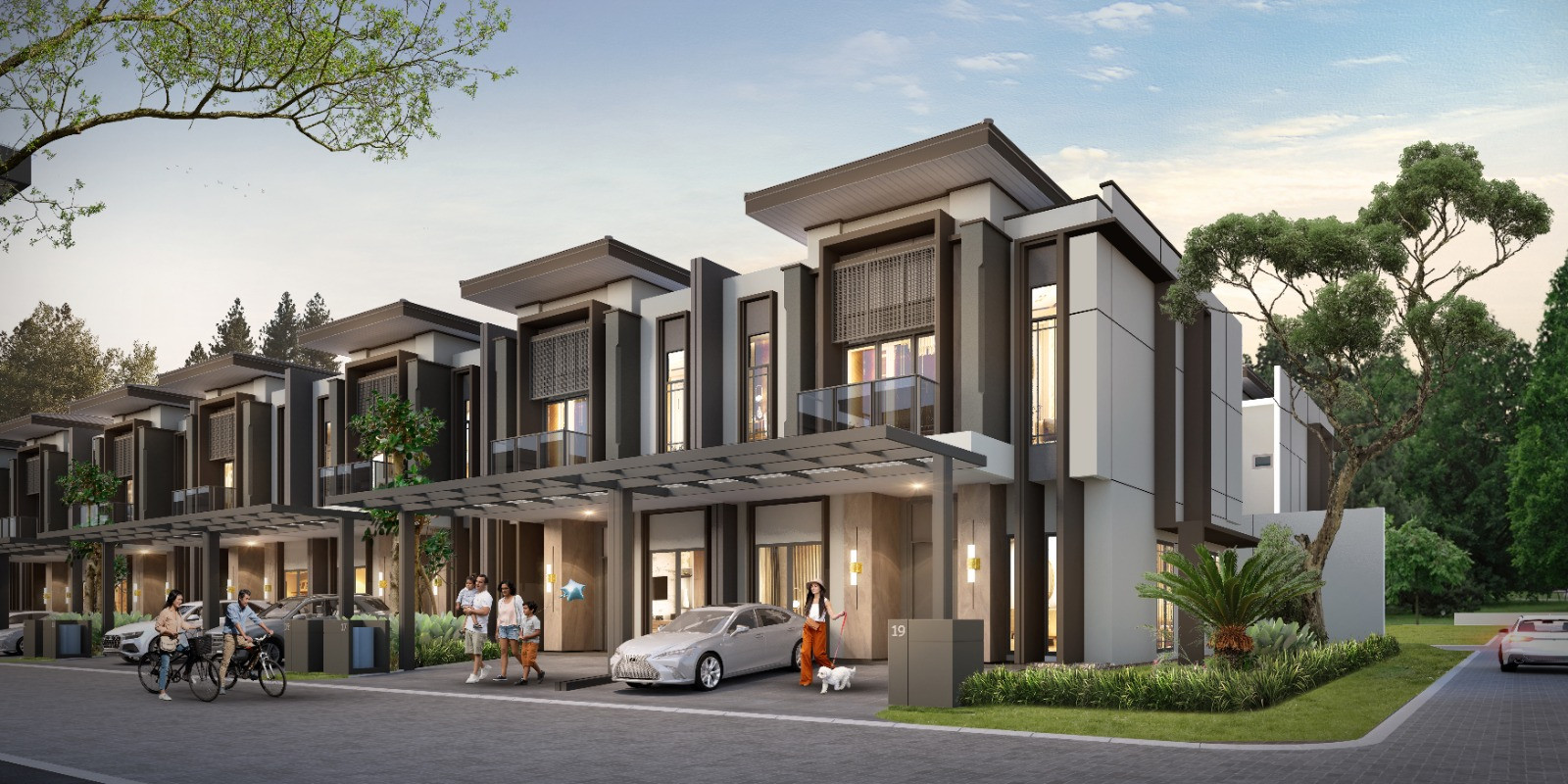 Grand Pasadena Village - Tipe 8 x 19 (Hoek)