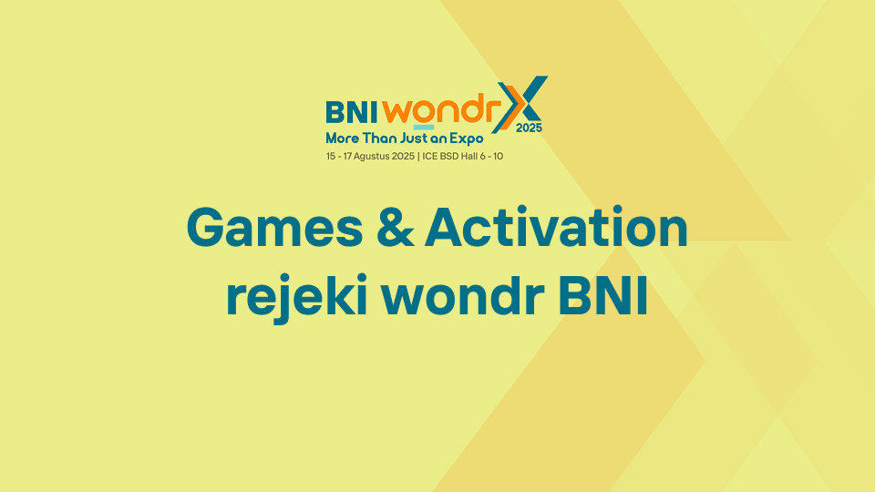 Games & Activation rejeki wondr BNI